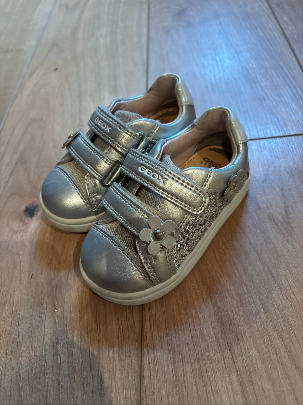 Geox Baby/ Kids Silver Shoes